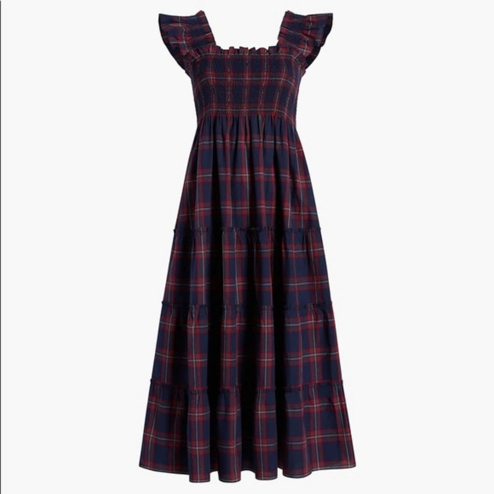 Hill House Ellie Nap Dress - Iris Tartan